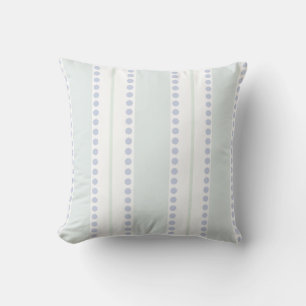 Kust Bord Groen Bord Blauw Polka Dots Stripes Kussen