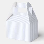 Kust Chic Hand getrokken Shell Blauwe Streep Bedankdoosjes (Achterkant)