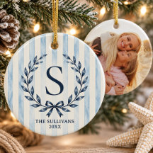 Kust Chic Lauwerkrans Monogram Streep Familie