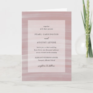 Kust Chic Roze Elegante Trouwdag