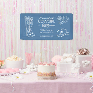Kust Cowgirl Bachelorette Feest Weekend Spandoek