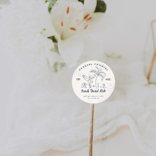 Kust Cowgirl Bachelorette Ronde Sticker