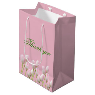 Kust Cowgirl Bruiloft roze tulp Medium Cadeauzakje