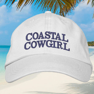 Kust Cowgirl/ Preppy Strand Western Geborduurde Pet