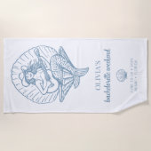 Kust Cowgirl strand bruidsmeisjesweekend  Strandlaken (Voorkant)