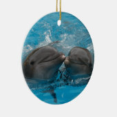 Kust Dolphins Keramisch Ornament (Rechts)
