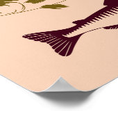 Kust Gevist Vis Kust Lake Cabin Poster (Hoek)