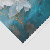 Kust Goud Wit Bloemen Zeewier Weefsel Papier (Detail)