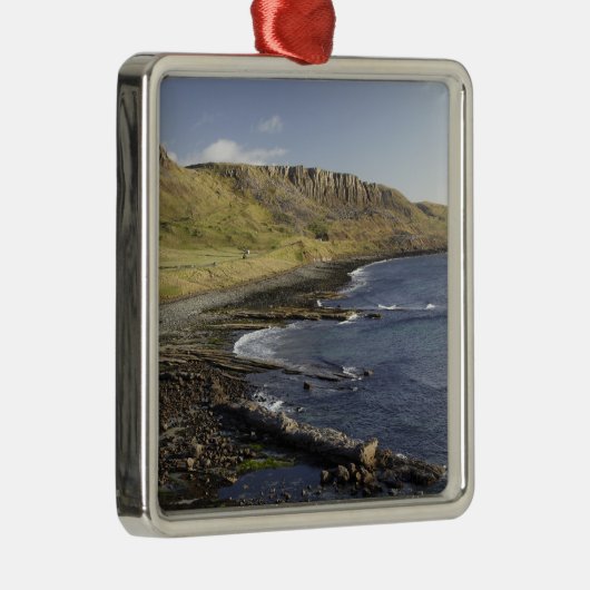 Kust in Duntulm, eiland Skye, Schotland, Verenigd Metalen Ornament (Rechts)