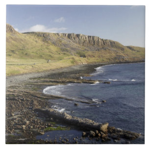 Kust in Duntulm, eiland Skye, Schotland, Verenigd Tegeltje
