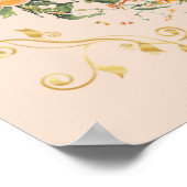 Kust Italiaans bruiloft Welkom Poster Teken (Hoek)