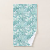 Kust Kerst Bladerbessen Patroon#7 ID1009 Bad Handdoek (Handdoek)