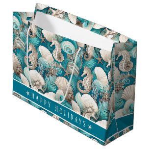 Kust Kerst Bold Zeepaardpatroon#4 ID1009 Groot Cadeauzakje