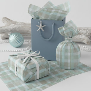 Kust Kerstmis Plaid Patroon#2 ID1009 Tissuepapier
