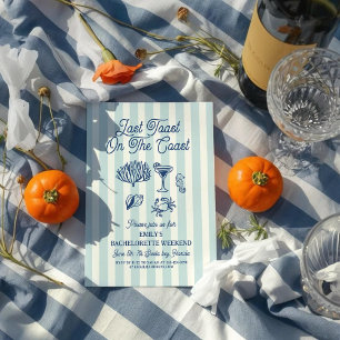 Kust met handschrift Retro trouwkaart Kaart