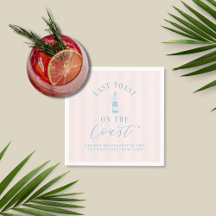 Kust Modern Bachelorette Party Papieren servetten