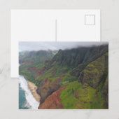 Kust Na'Pali - Kauai, Briefkaart Hawaï (Voorkant / Achterkant)