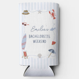 Kust New England Cape Cod Bachelorette Coozie