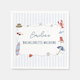 Kust New England Cape Cod Bachelorette servetten