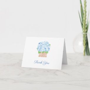 Kust-Oma-Hortensia's Jongens-Babyborrel Bedankkaart