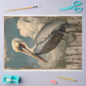  kust Pelican Decoupage Tissuepapier (Craft)