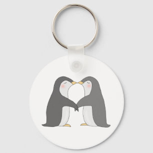 Kust Penguin Sleutelhanger Cute Penguin Couple Key