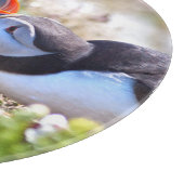 Kust Puffins Glass Cutting Board Snijplank (Hoek)