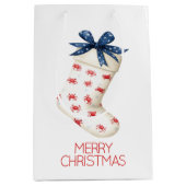 Kust Rode Krab Kerstkous Medium Cadeauzakje (Voorkant)