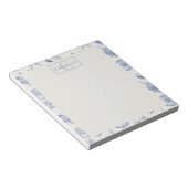 Kust Schelpschets, Op Maat Gemaakt Monogram Hond H Notitieblok (Schuin)