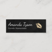 Kust / Slank Black Mini Visitekaartje (Voorkant)