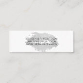 Kust / Slank Black Mini Visitekaartje (Achterkant)