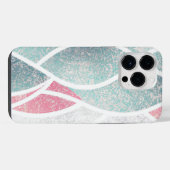 Kust/strand abstracte golven iPhone hoesje (Achterkant horizontaal)