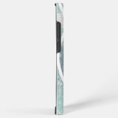 Kust/strand abstracte golven samsung galaxy hoesje (Rechterkant)