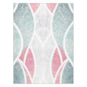 Kust/strand abstracte golven tafelkleed (Voorkant)