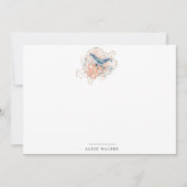 kust strand mariene goud Stationery Note Kaart Notitiekaartje (Voorkant)