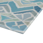 Kust/strand/nautisch blauw snijplank (Hoek)