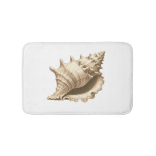 Kust/strand/nautische schelp badmat