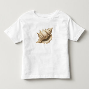 Kust/strand/nautische schelp kinder shirts