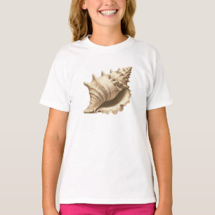 Kust/strand/nautische schelp t-shirt