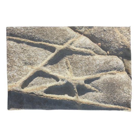 Kust strand sterpatroon kussensloop (Voorkant-Links)
