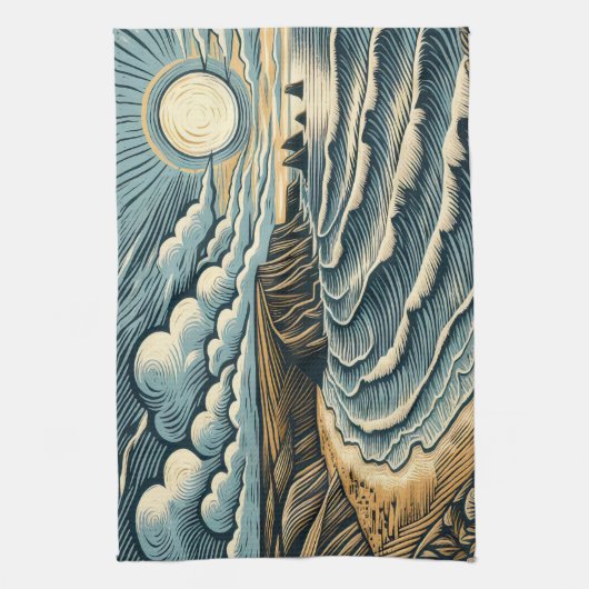 Kust Theedoek (Verticaal)