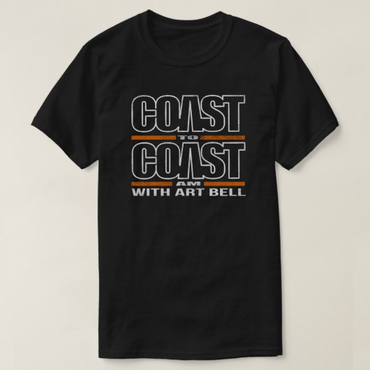 Kust-to-kust-AM met T-shirt met Art Bell () (Design voorkant)