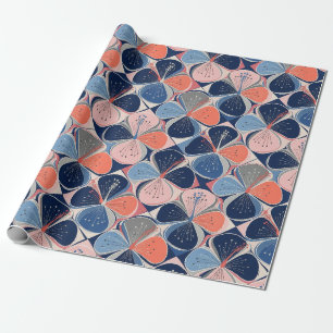 Kust Tropisch Hibiscuspatroon (7) Cadeaupapier