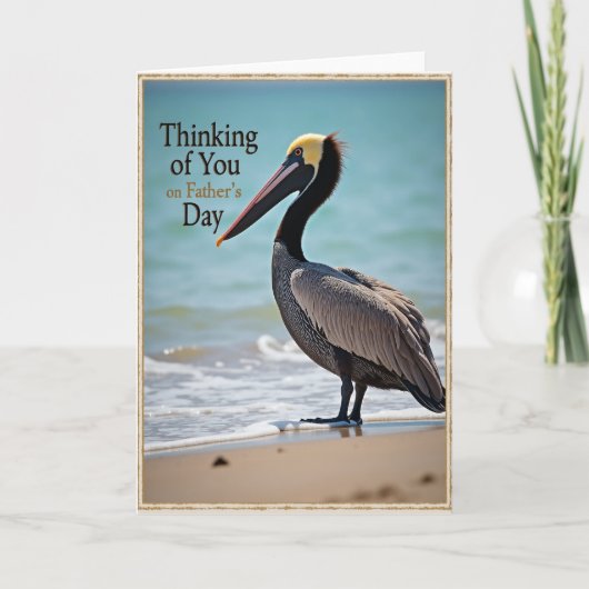 Kust Vaderdag Vogel Kaart (Voorkant)