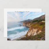 Kust van Big Sur Briefkaart (Voorkant / Achterkant)