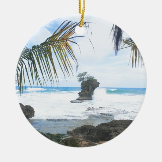 kust van costa rica keramisch ornament (Voorkant)
