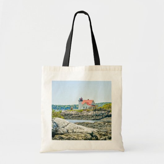Kust van Maine Hendricks Head vuurtoren Tote Bag (Voorkant)