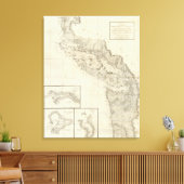 Kust van Noord-West-Amerika Canvas Afdruk (Insitu (Woonkamer))