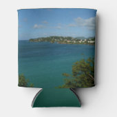 Kust van Saint Lucia Caribbean Vacation Foto Blikjeskoeler (Voorkant)