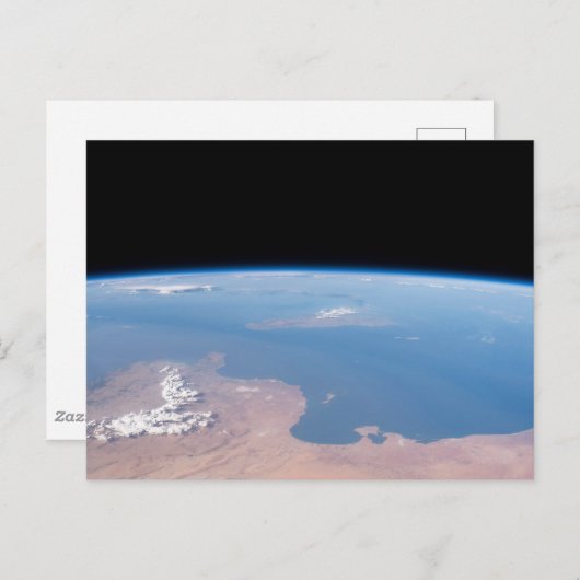 Kust van Tunesië en Libië en eiland Sicilië Briefkaart (Voorkant / Achterkant)